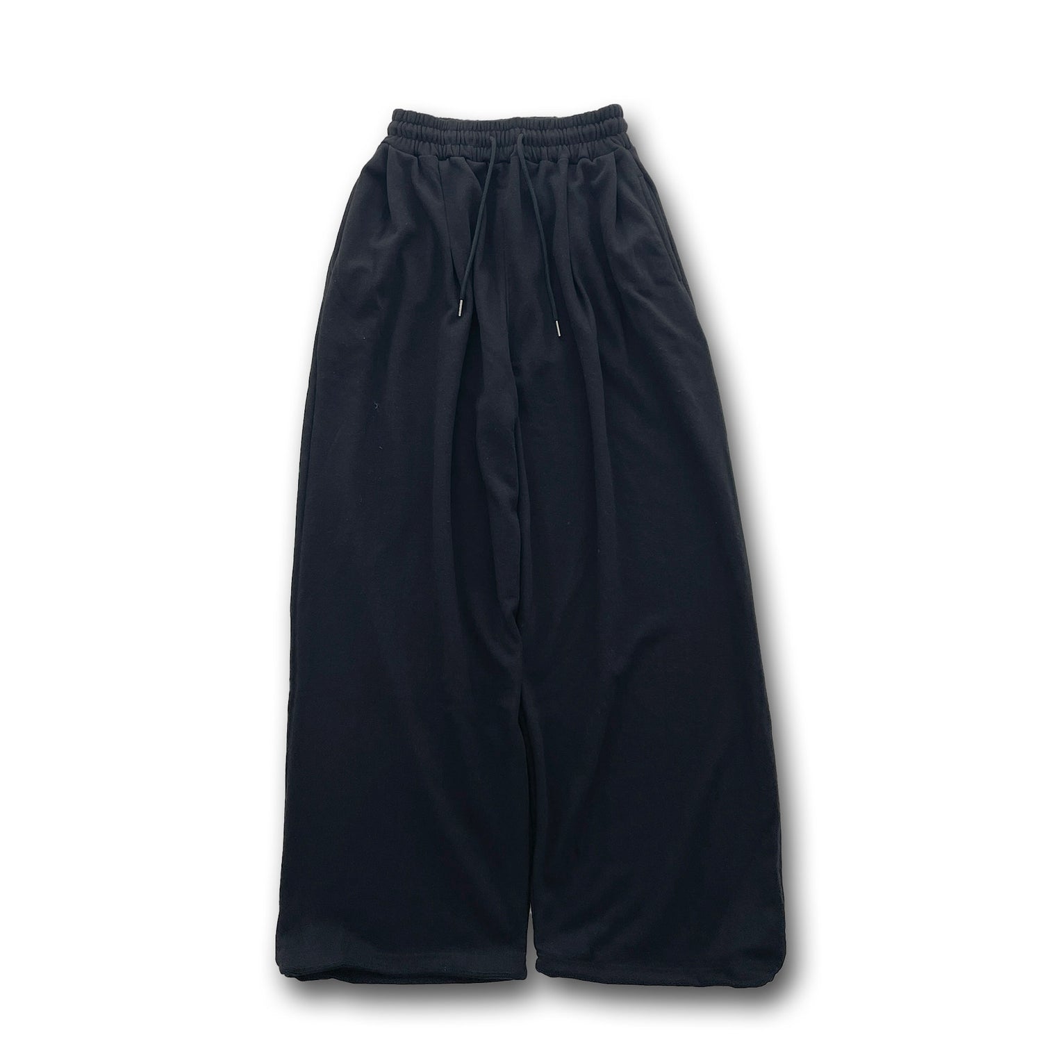 【SAMPLE】tuck tuck sweat pants / black