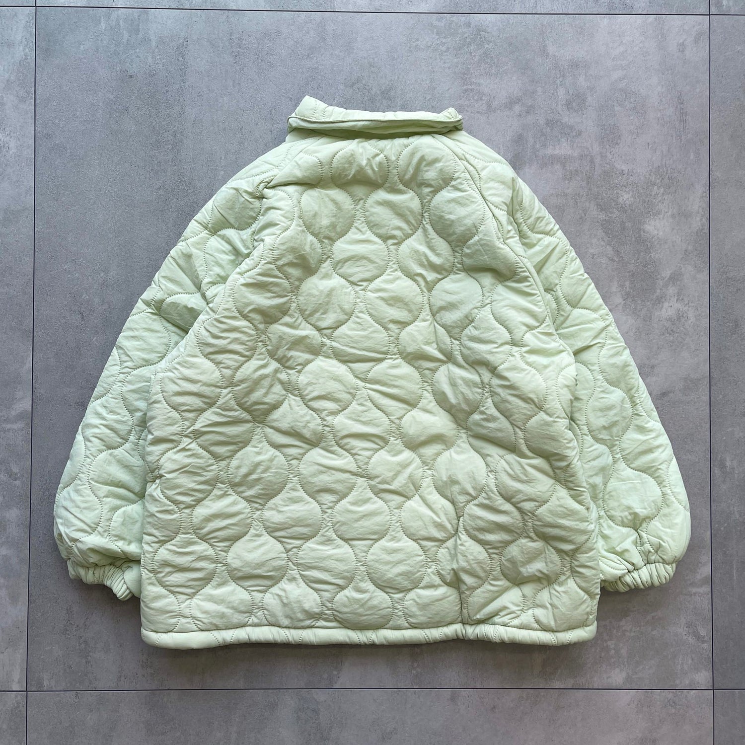 【SAMPLE】WATA AME quilting jacket / green