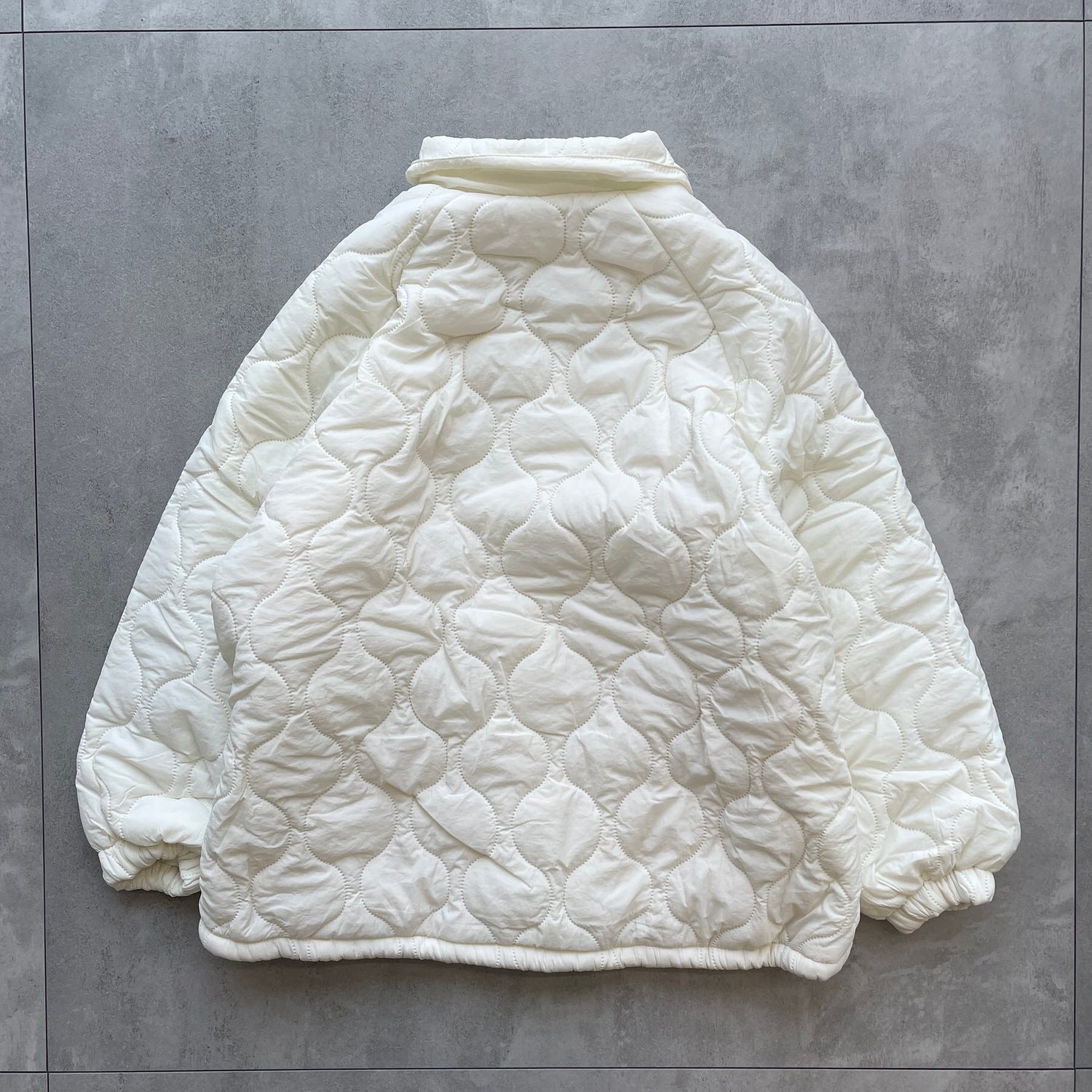 【SAMPLE】WATA AME quilting jacket / white