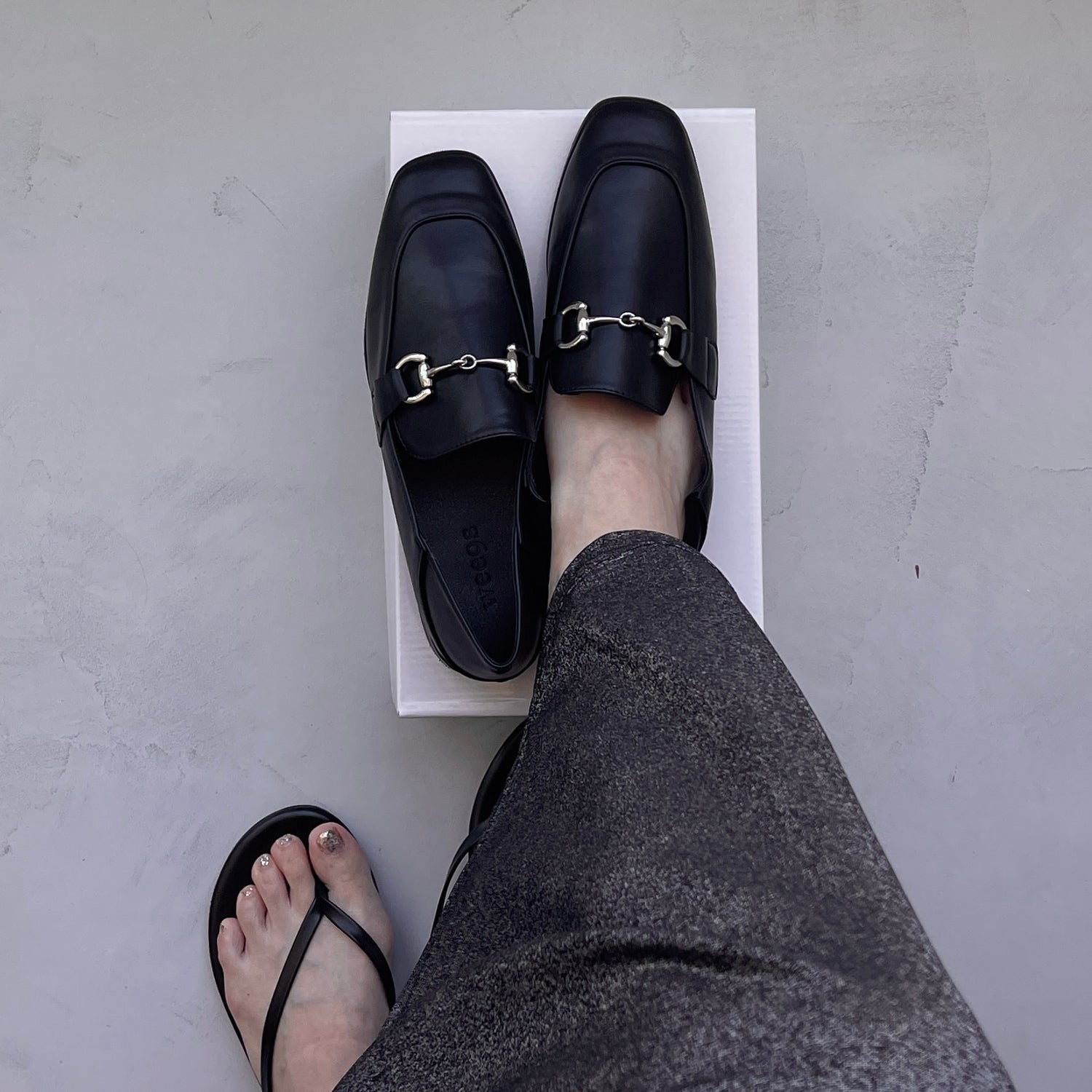 BUDDY LOAFERS / silver