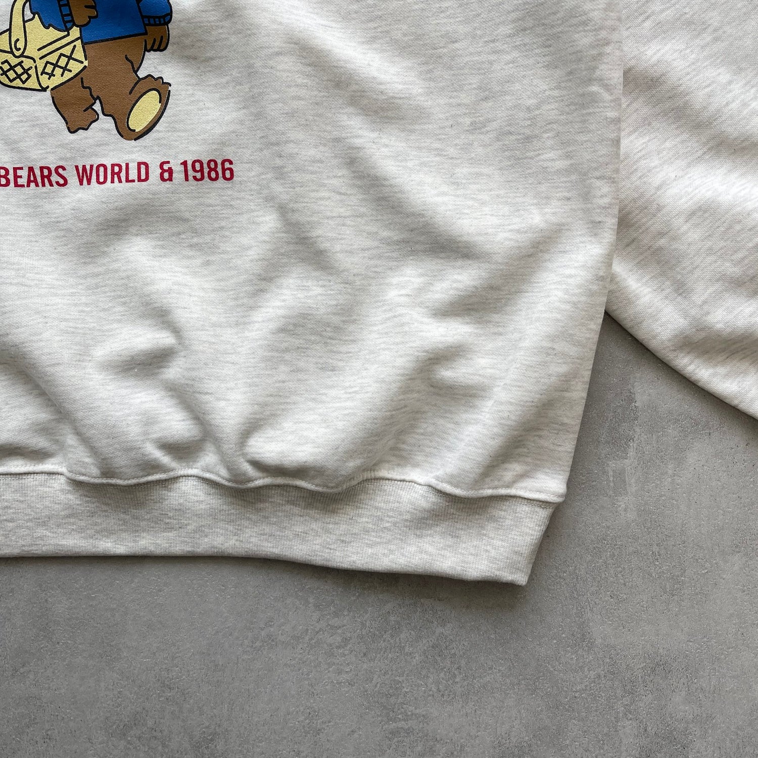 【SAMPLE】"BAYLOR"bear sweat / oatmeal