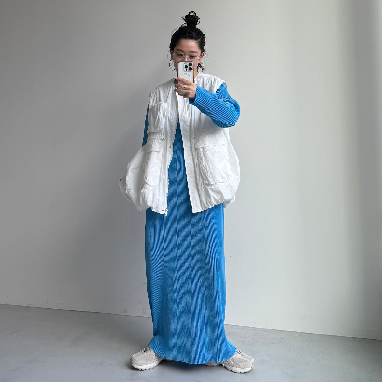 9pockets buddy vest / white