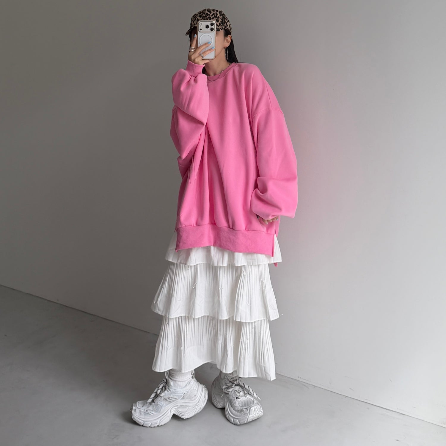 flamenco skirt / ivory
