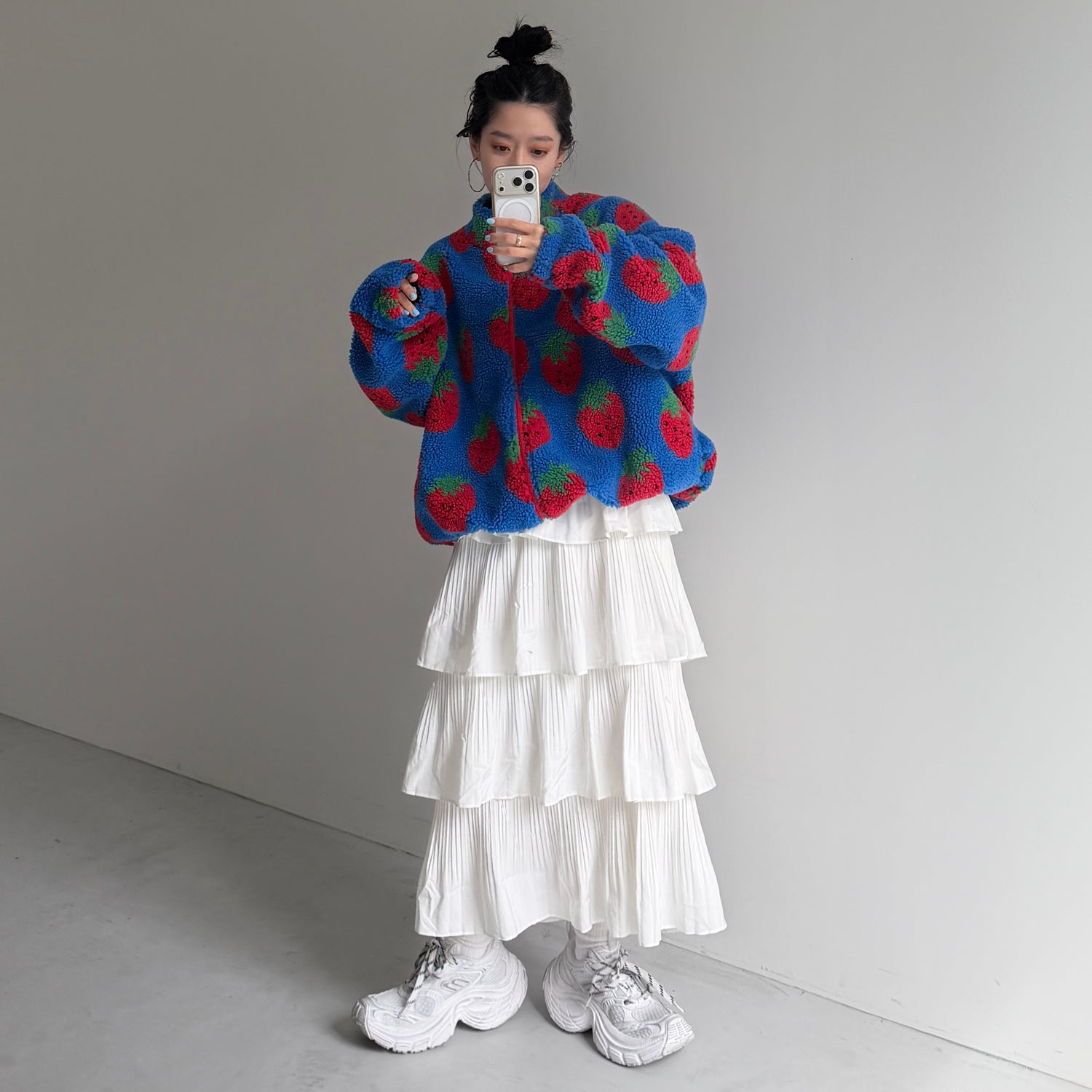 flamenco skirt / ivory