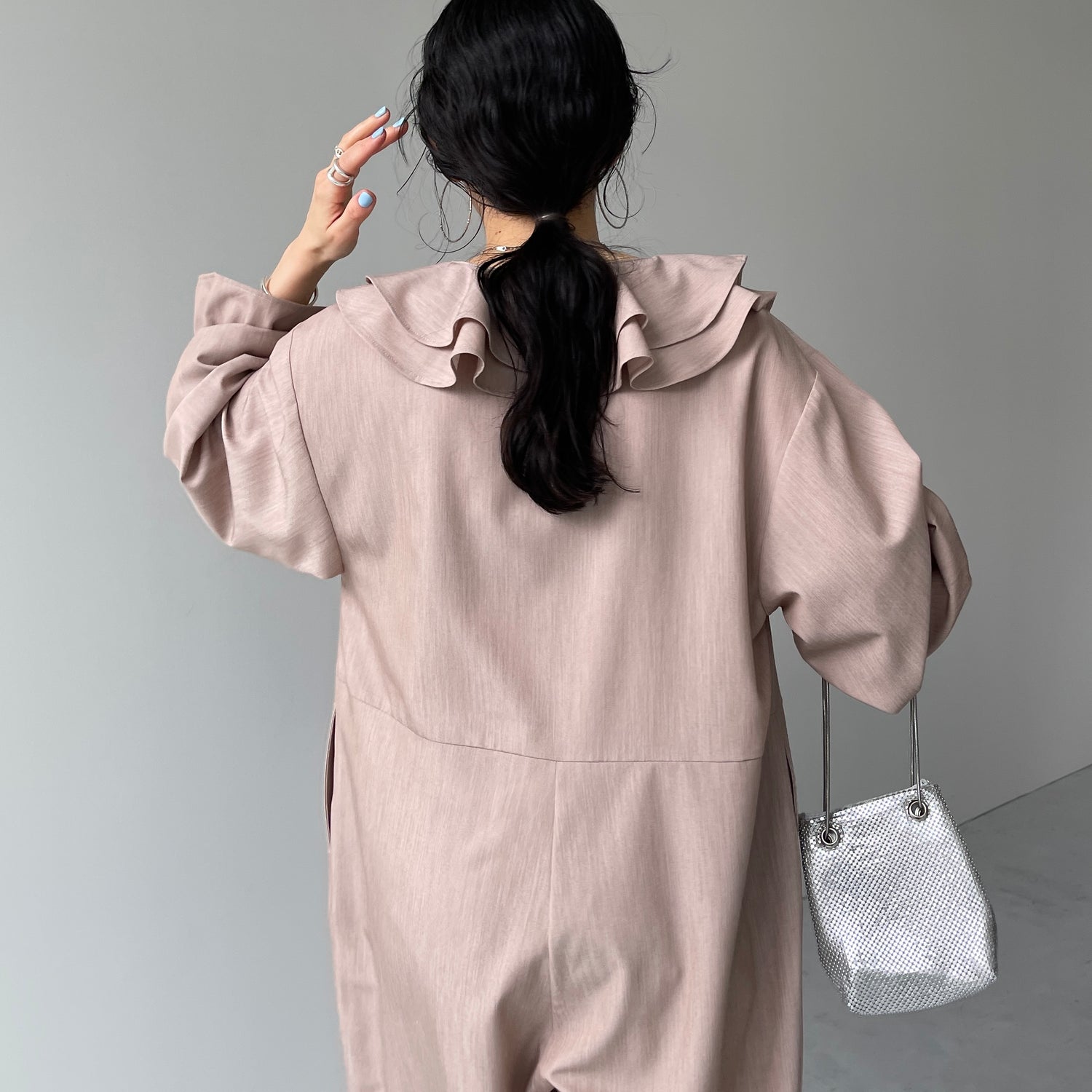 frill all in one / beige [2size]