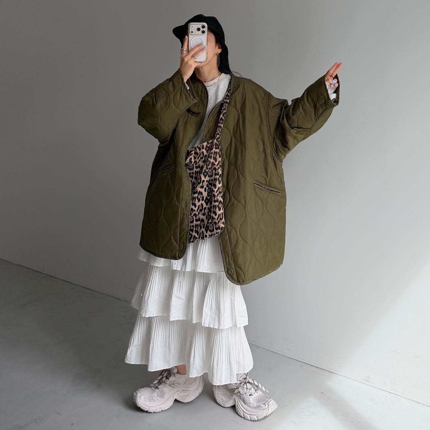 flamenco skirt / ivory