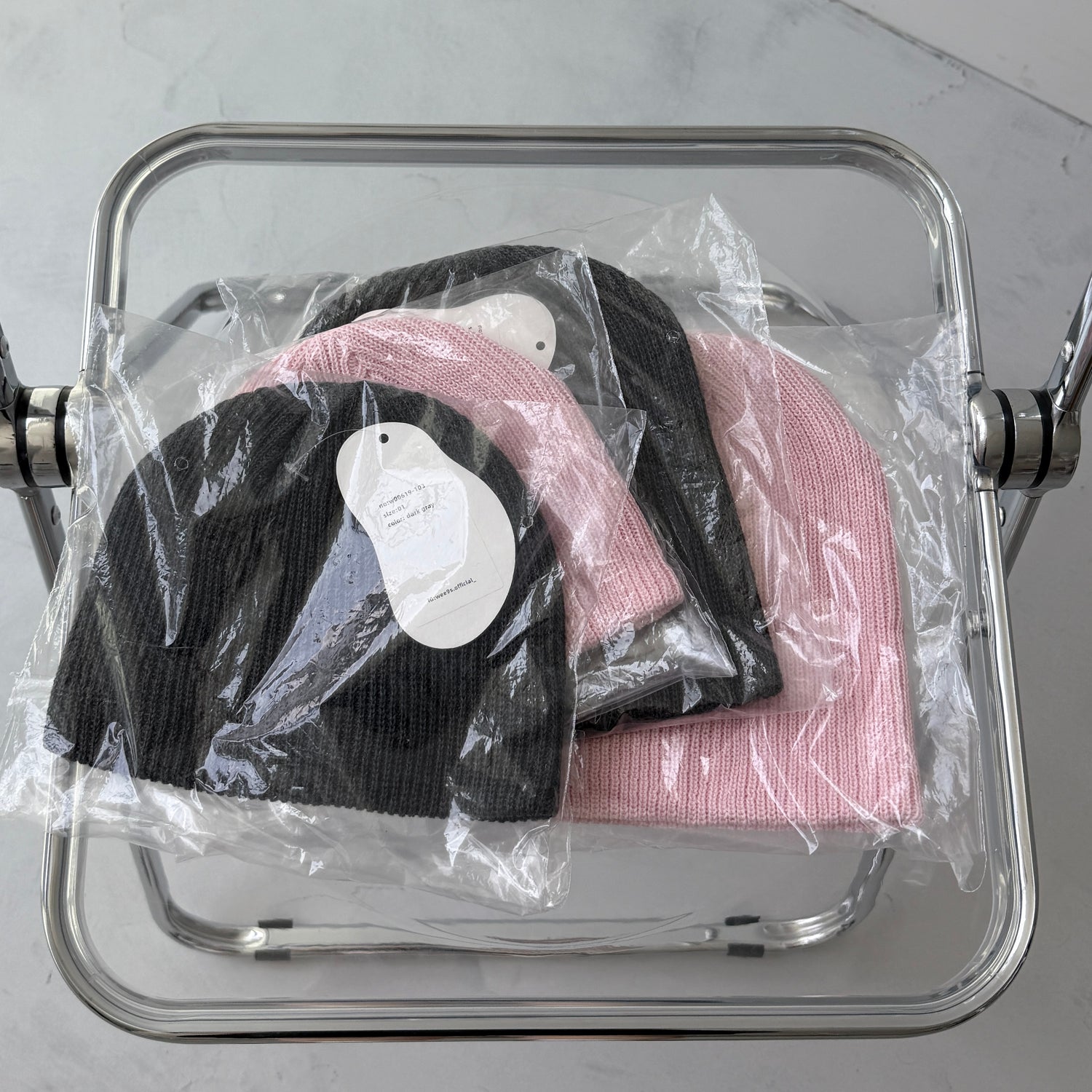 buddy beanie / dark gray [FREE or SMALL]