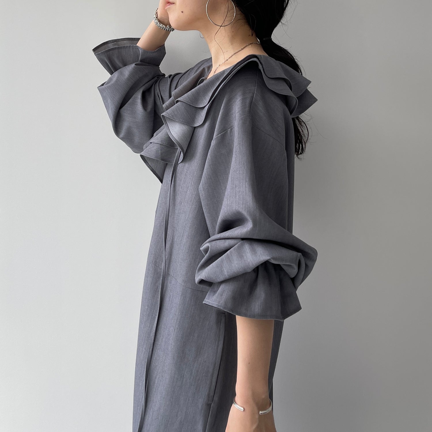 frill all in one / gray [2size]