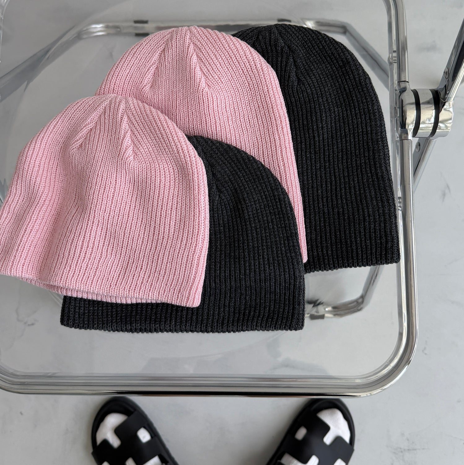 buddy beanie / dark gray [FREE or SMALL]