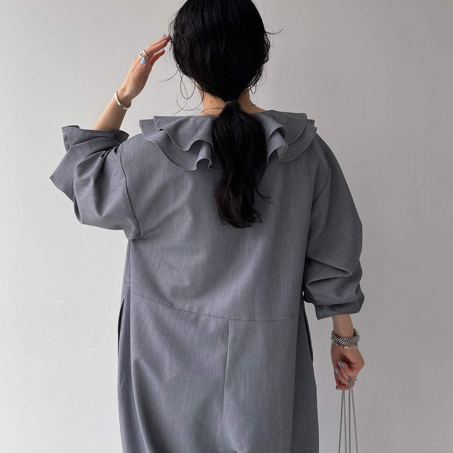 frill all in one / gray [2size]