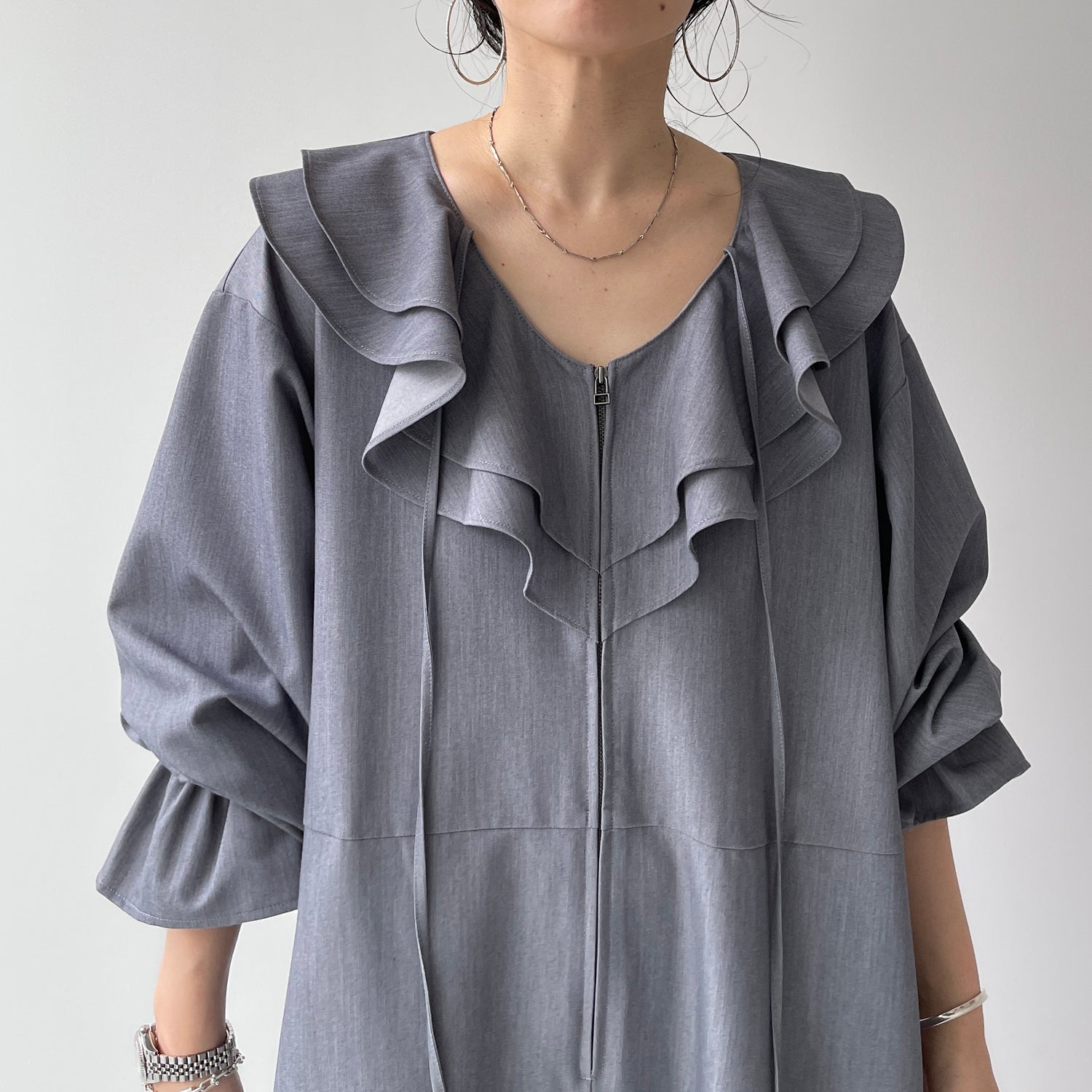 frill all in one / gray [2size]