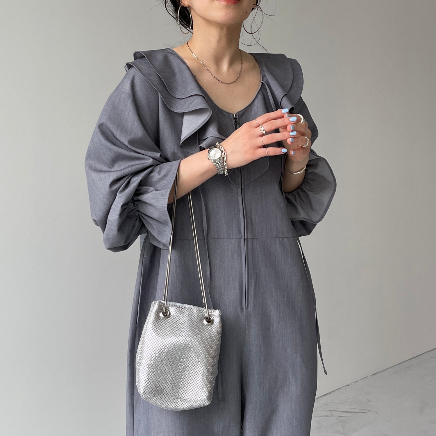 frill all in one / gray [2size]