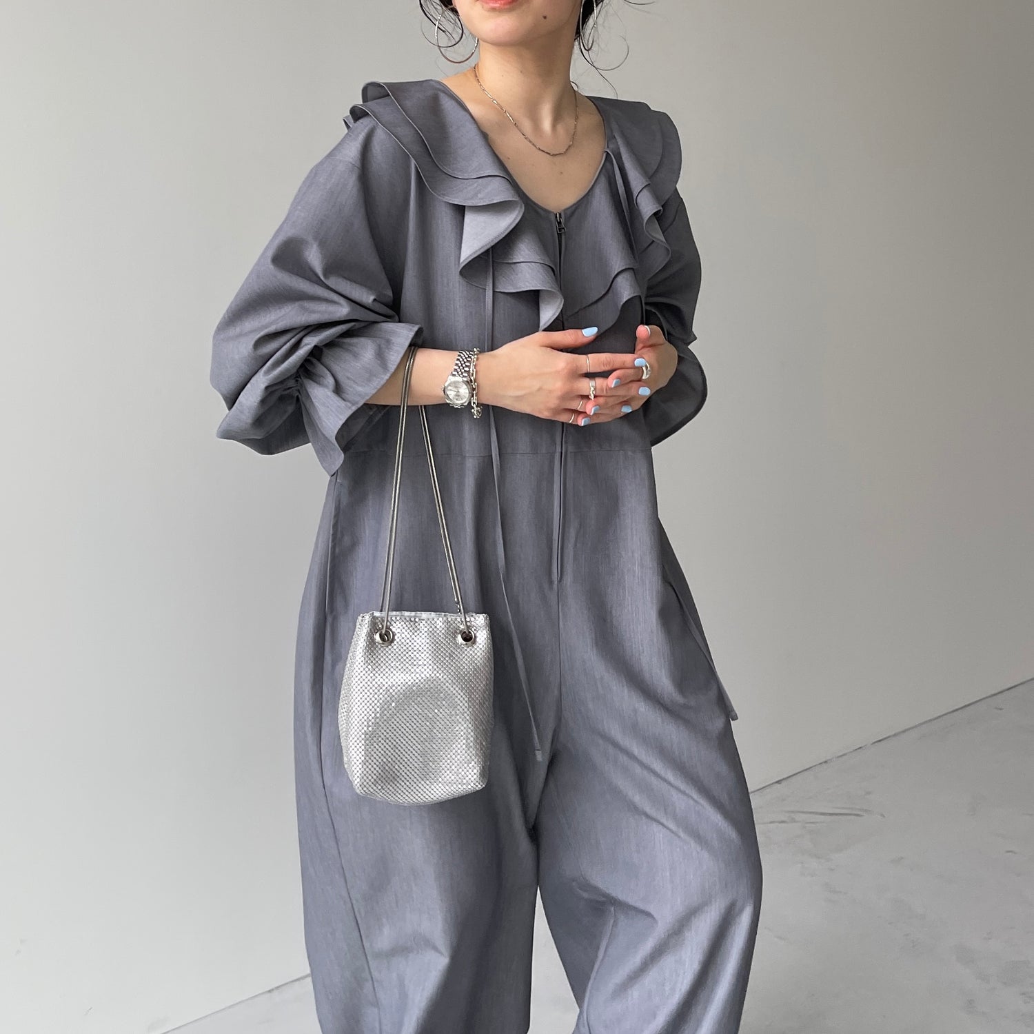 frill all in one / gray [2size]