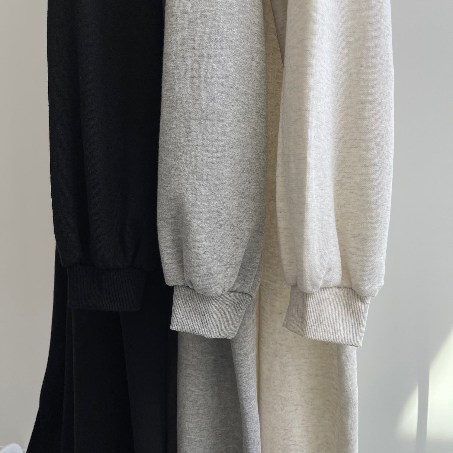 【SAMPLE】high neck half zip up one piece / gray