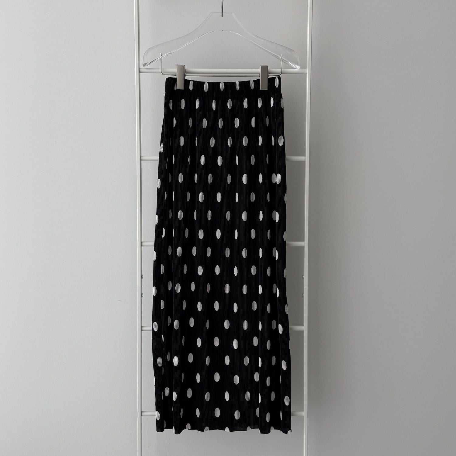 【SAMPLE】sheer dot skirt / black