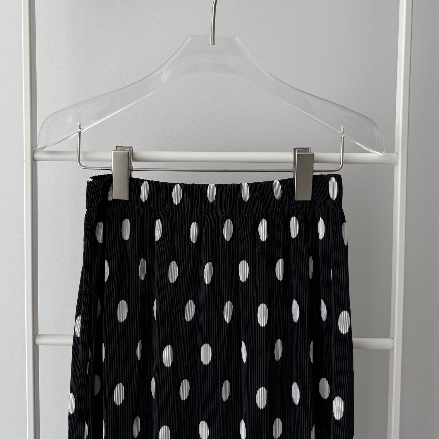 【SAMPLE】sheer dot skirt / black