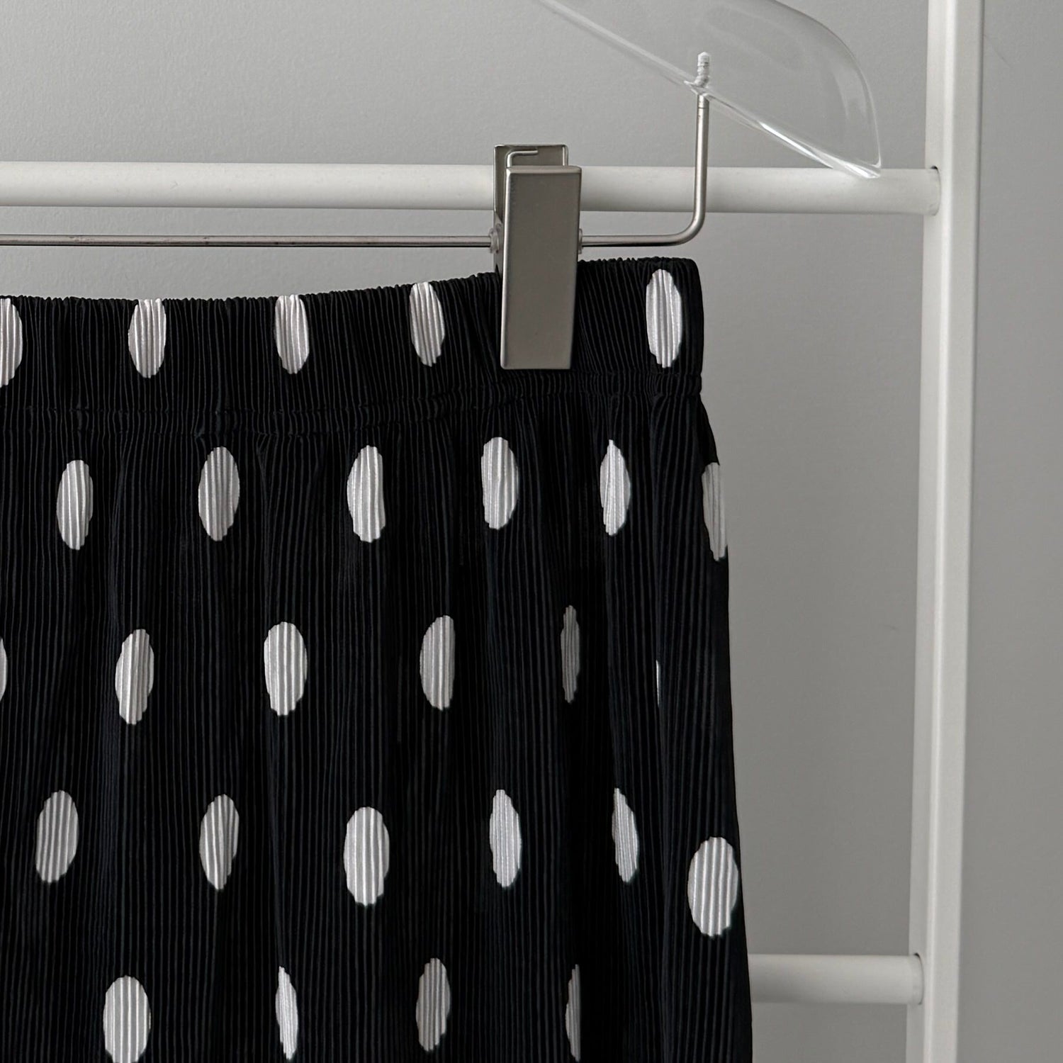 【SAMPLE】sheer dot skirt / black