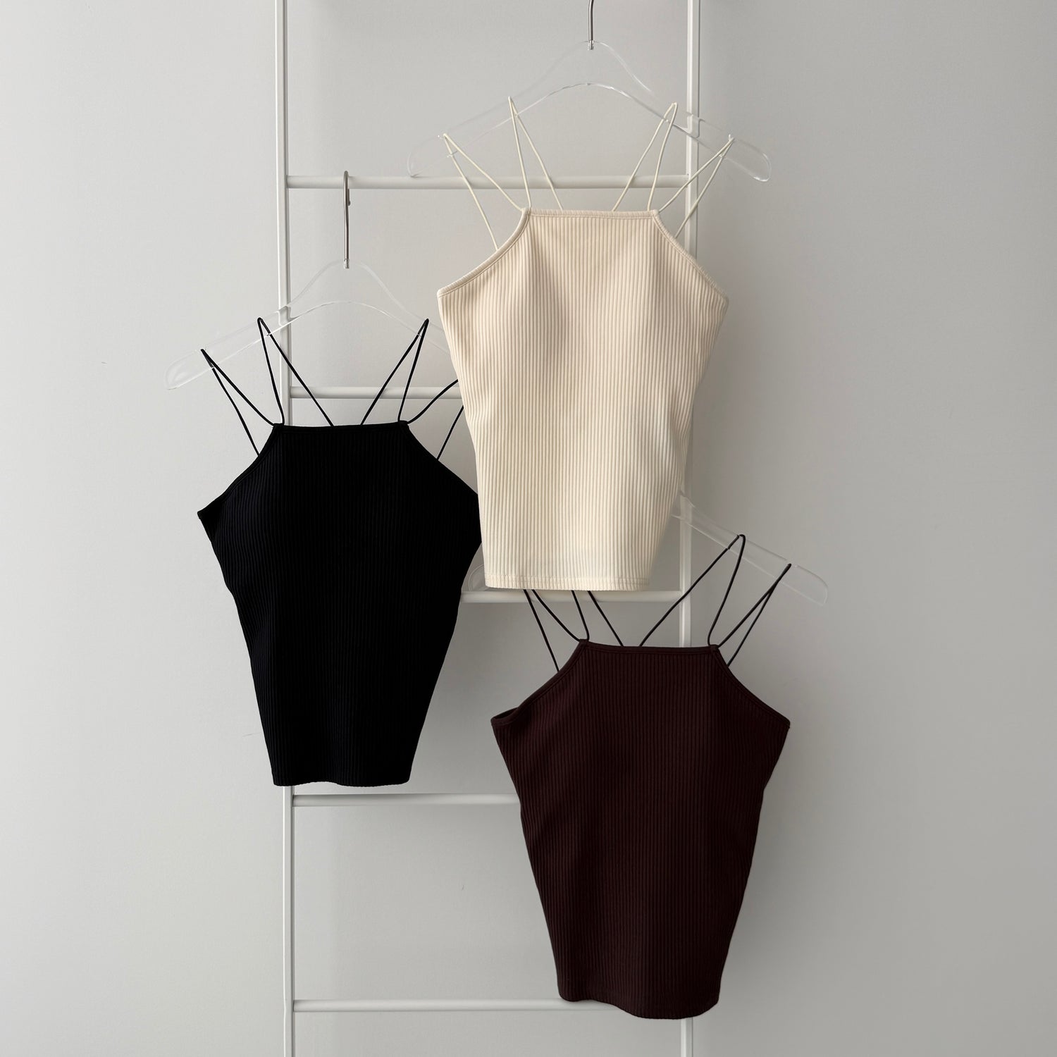 【SAMPLE】line cup camisole / 3color