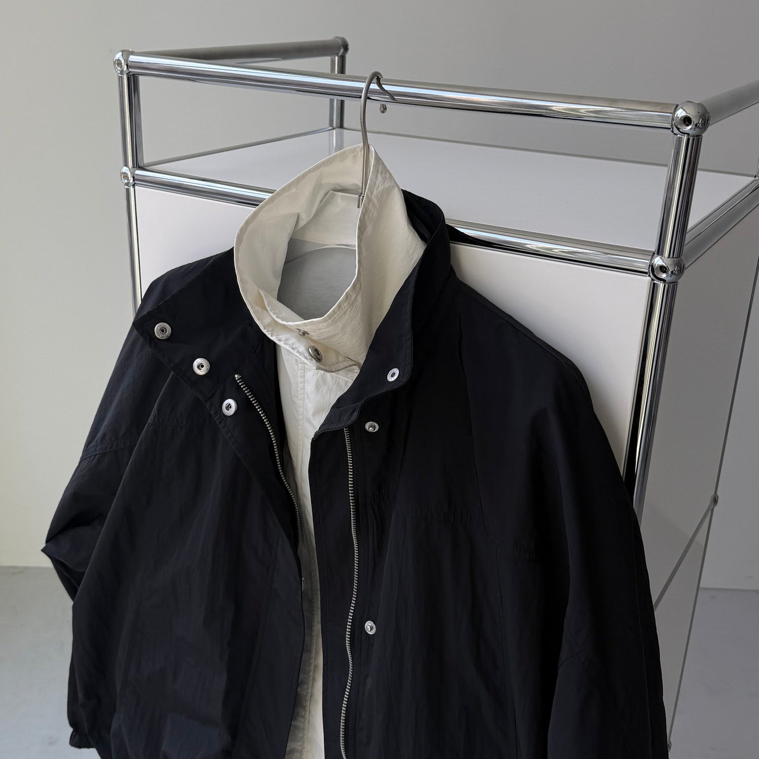 OHANAMI nylon blouson / ivory