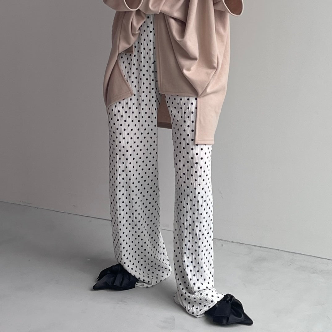 DOT PANTS / ivory