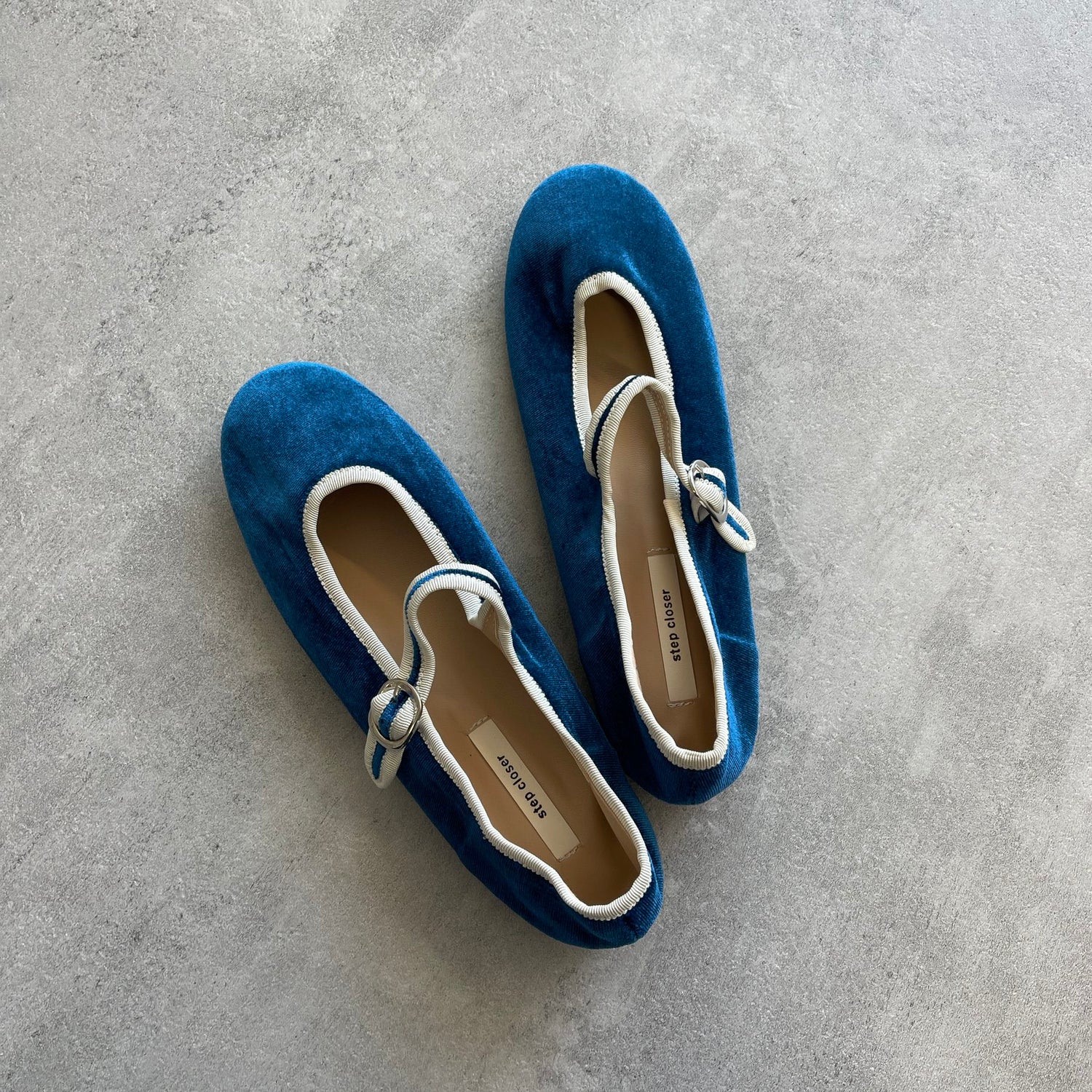 【SAMPLE】strap shoes / blue