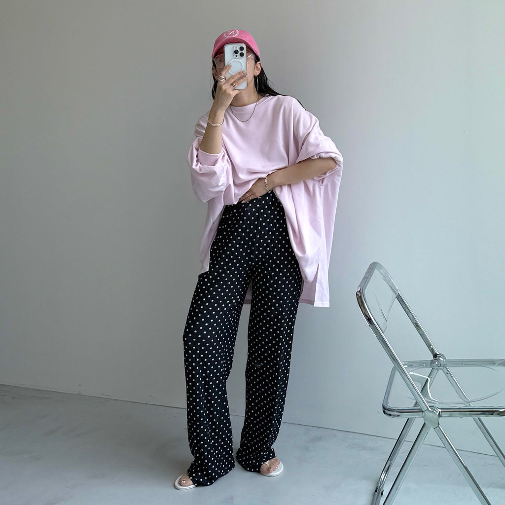 パンツ Why not DOT PANTS / black | wee9s | ウィークス オフィシャル通販サイト