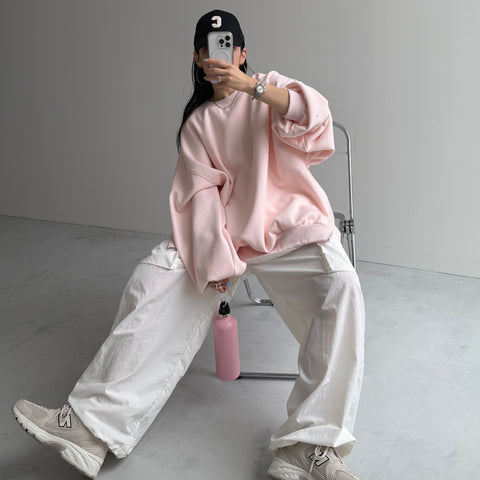 OSUMITSUKI sweat / baby pink [SHORT or FREE]