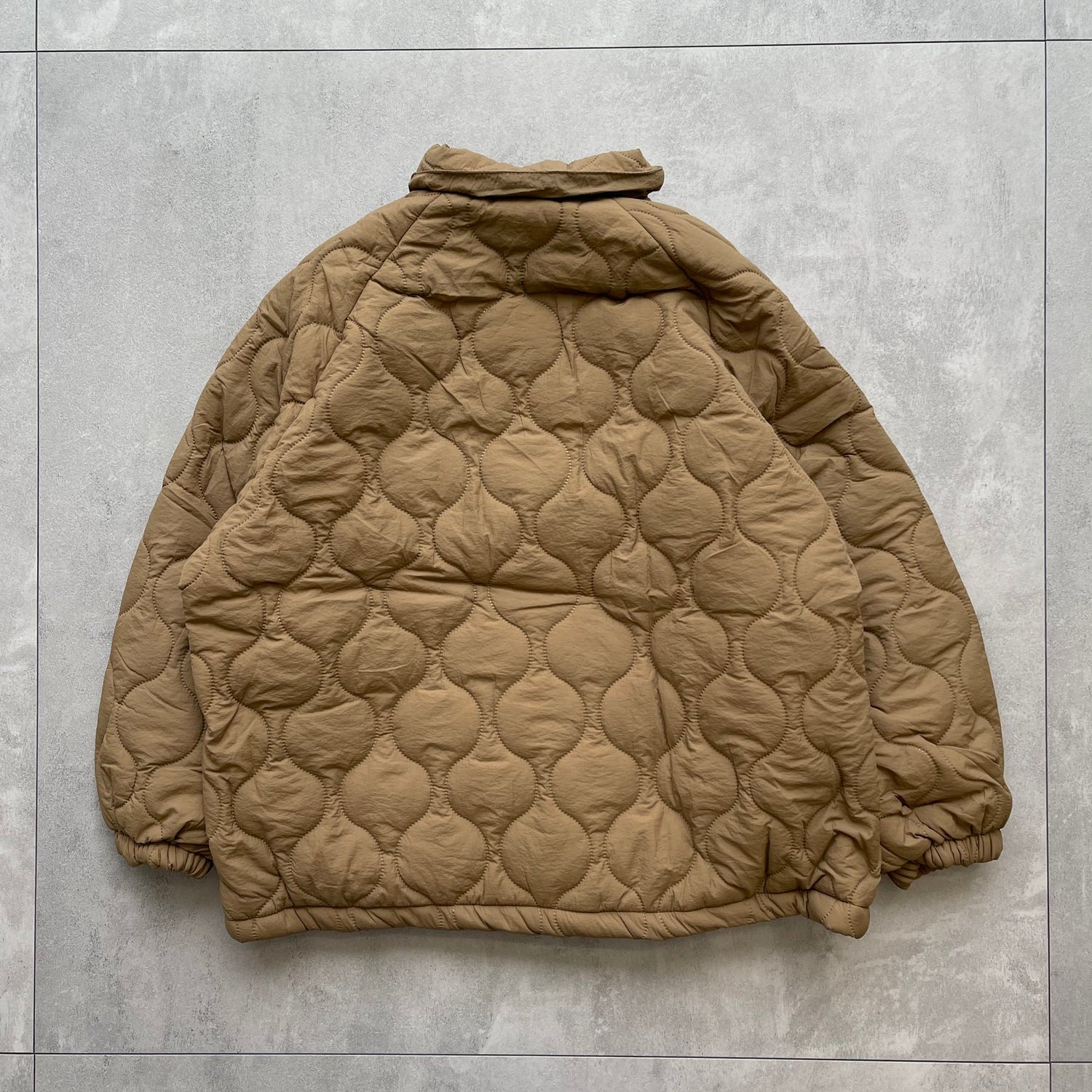 【SAMPLE】WATA AME quilting jacket / brown