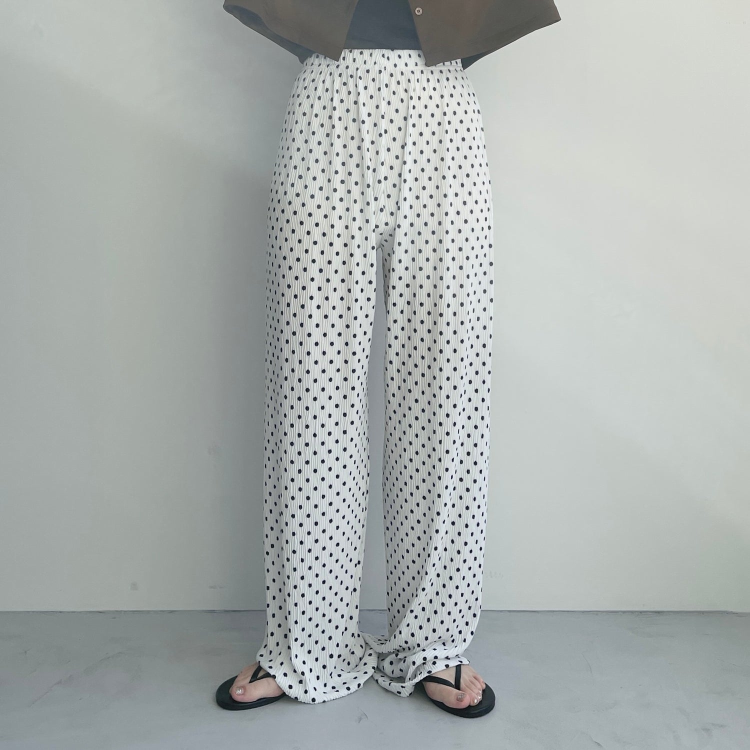 DOT PANTS / ivory