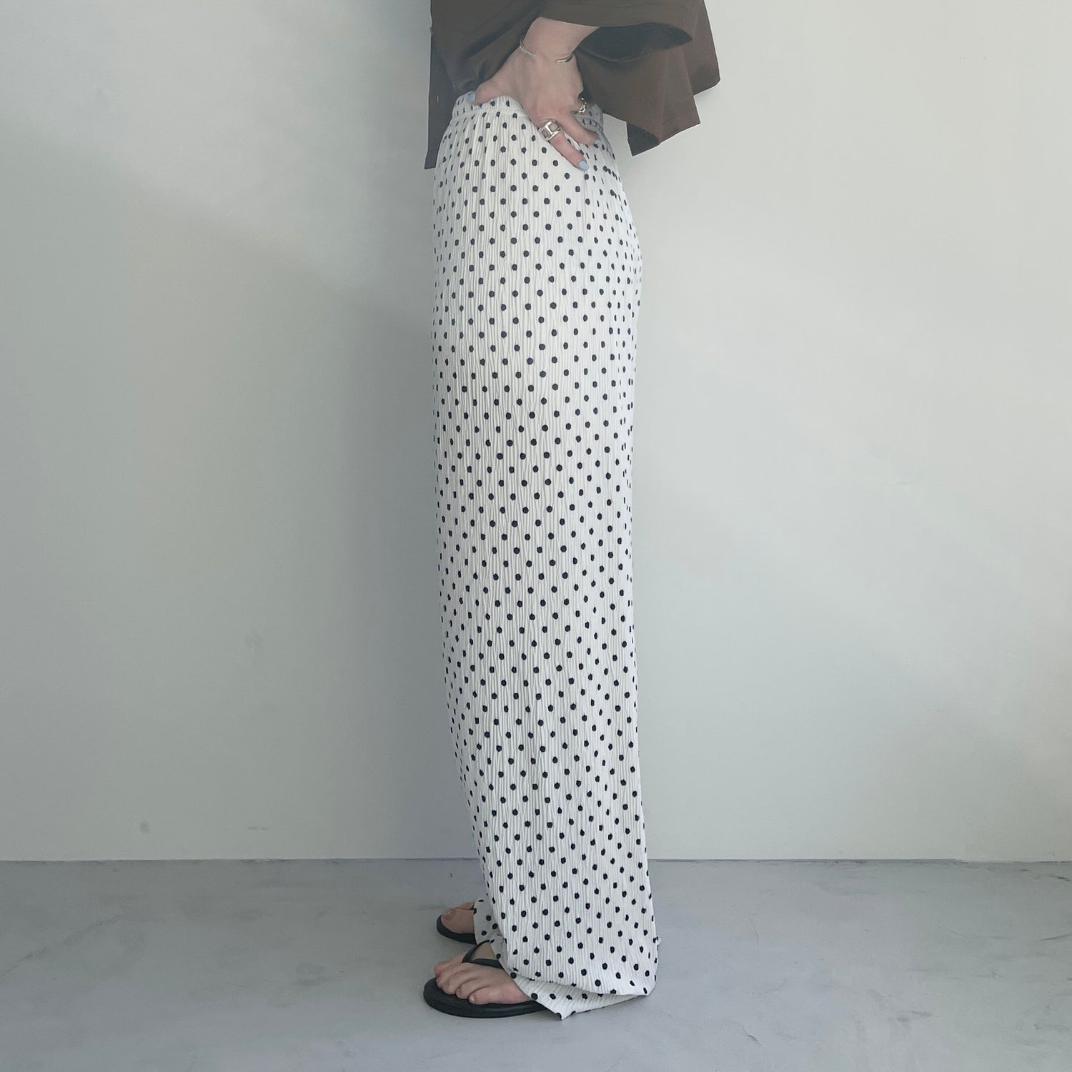 DOT PANTS / ivory