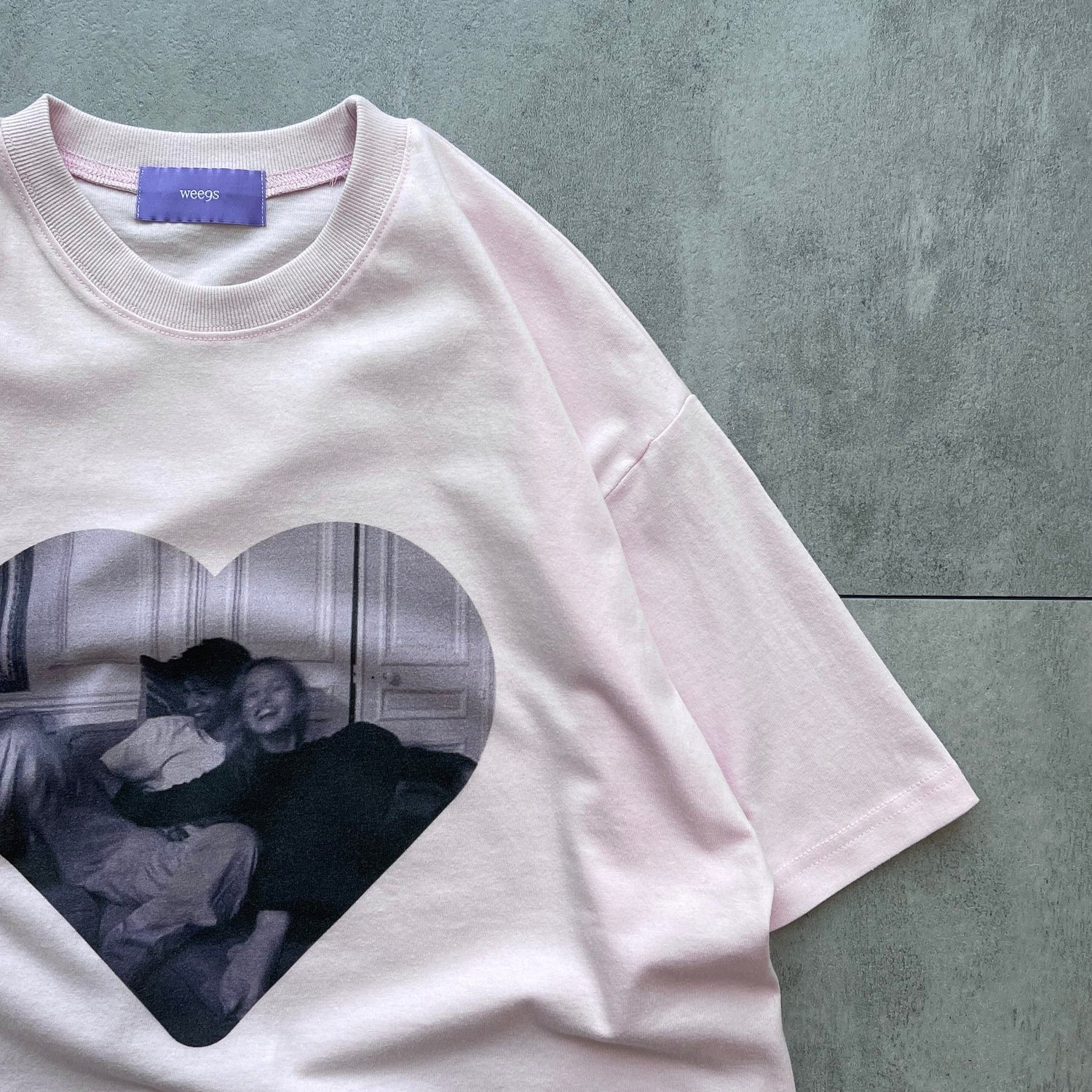 Couple chill tee / baby pink