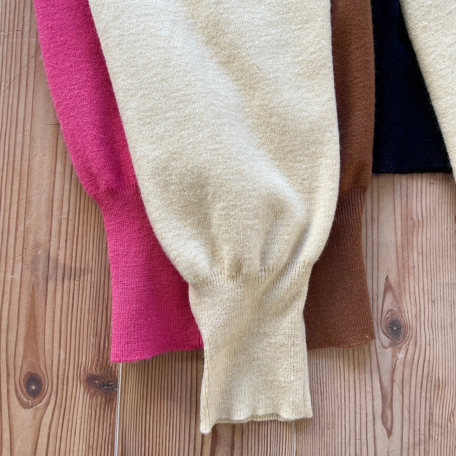 【SAMPLE】alpaca touch knit pants / camel