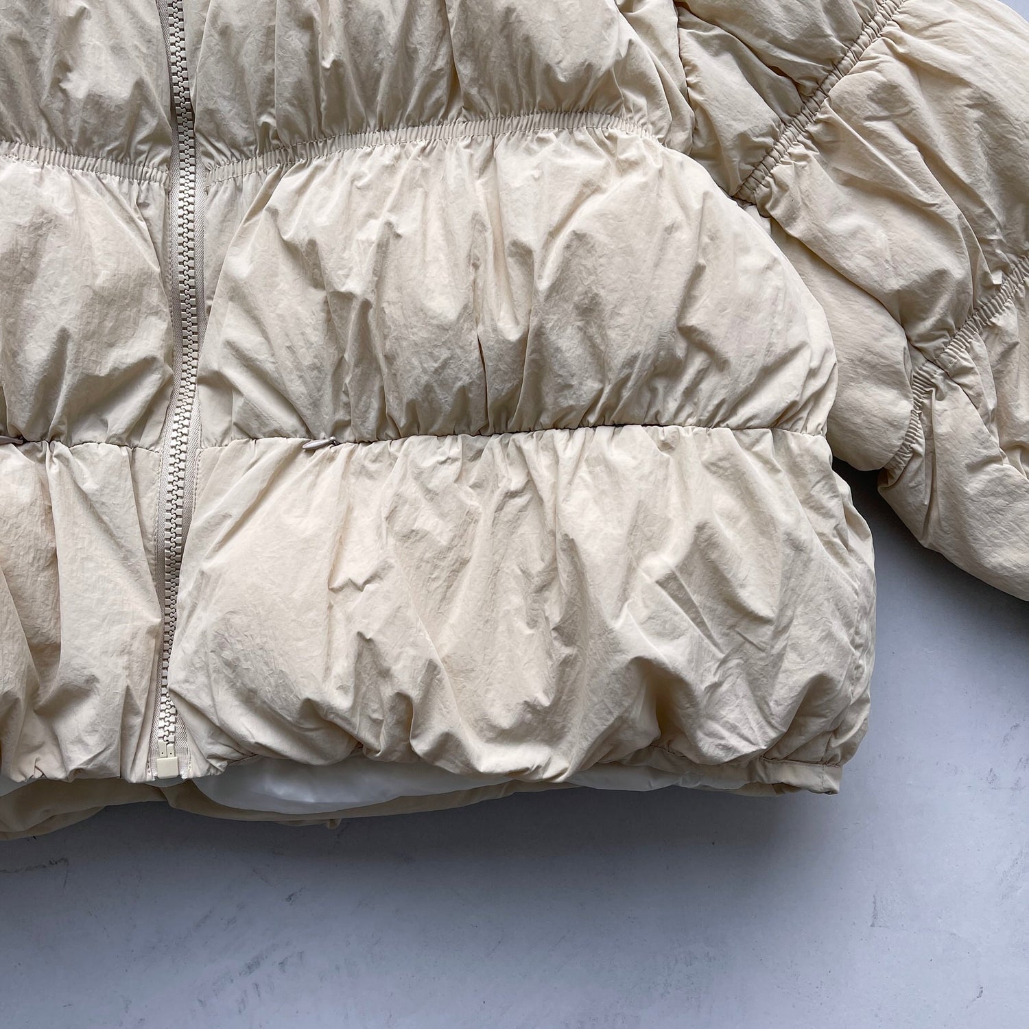 CHIGIRI PAN DOWN / beige