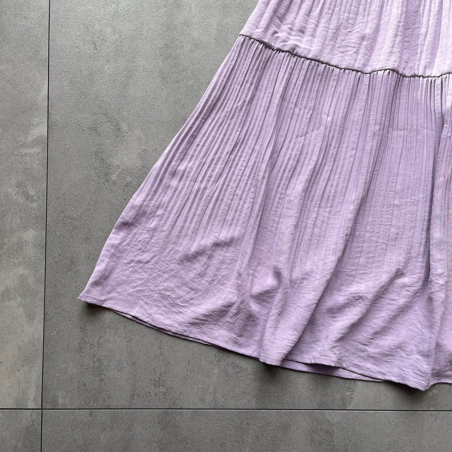 【SAMPLE】gather pleats skirt / lavender