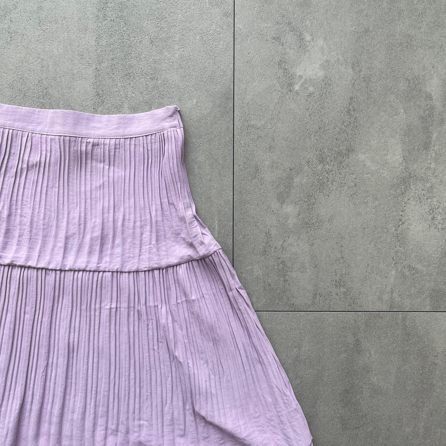 【SAMPLE】gather pleats skirt / lavender