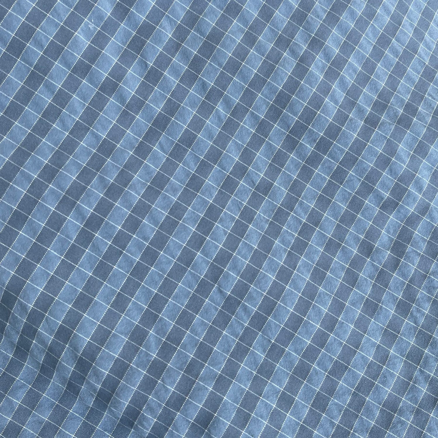 2way big check bag / blue
