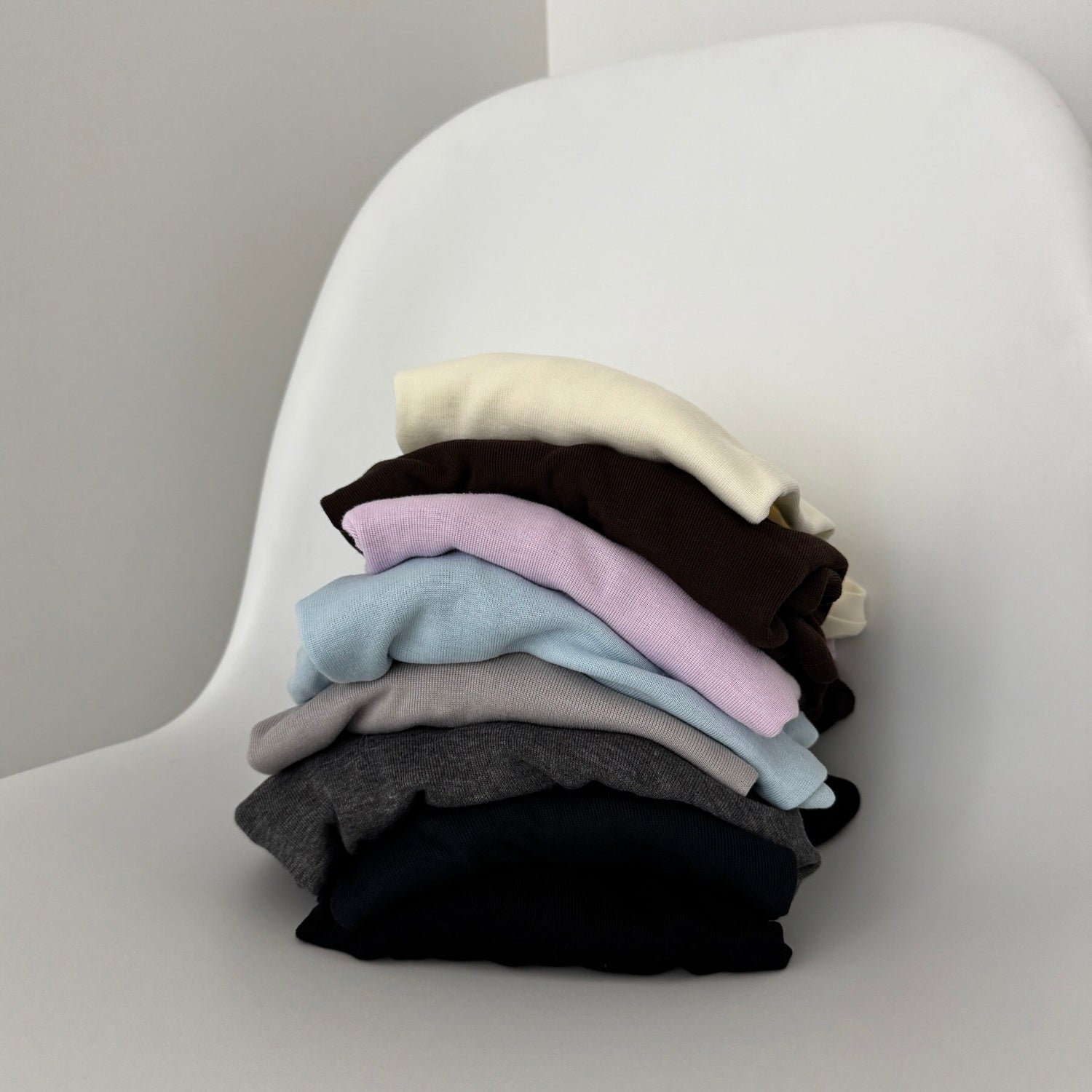 KASANE sheer tee / white