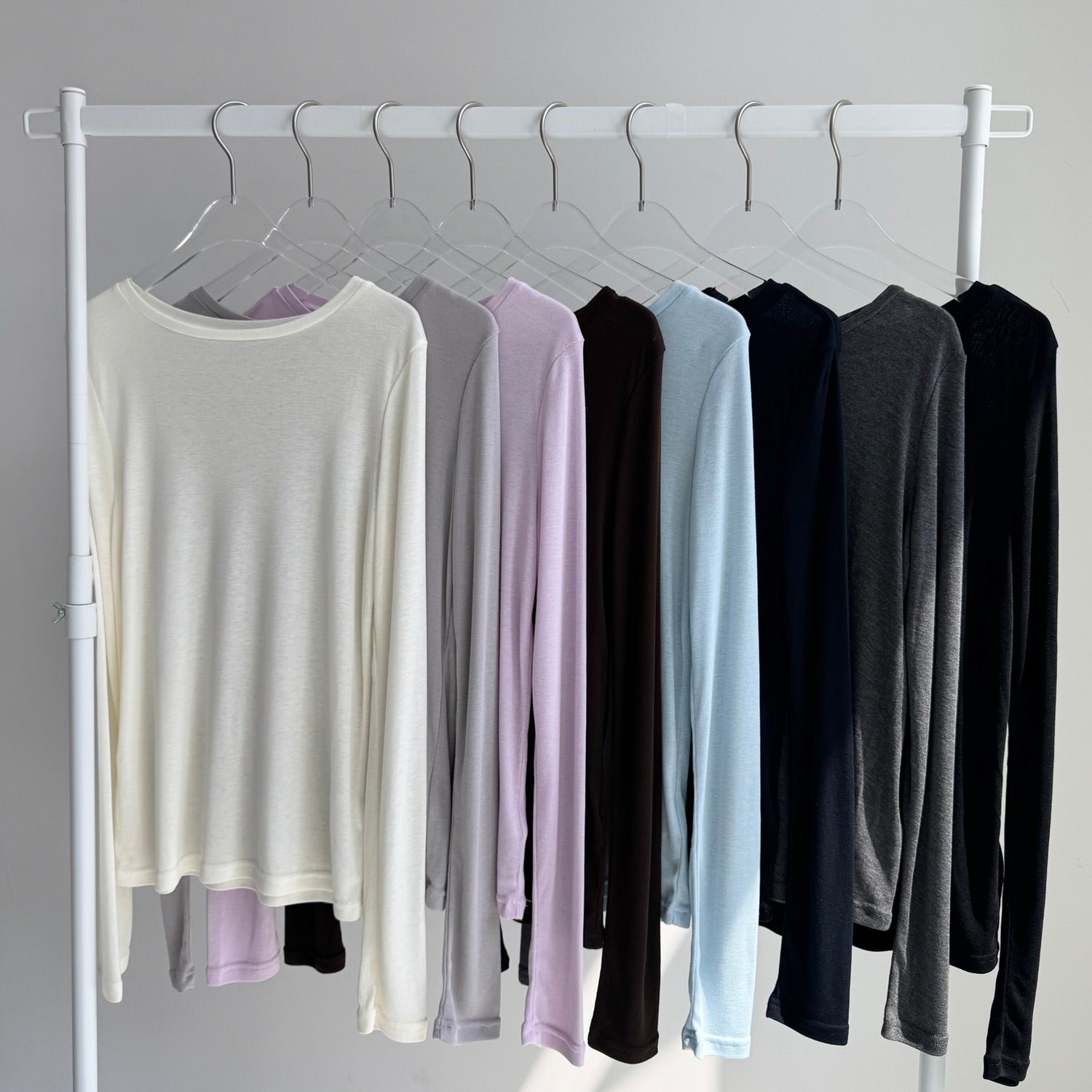 KASANE sheer tee / white