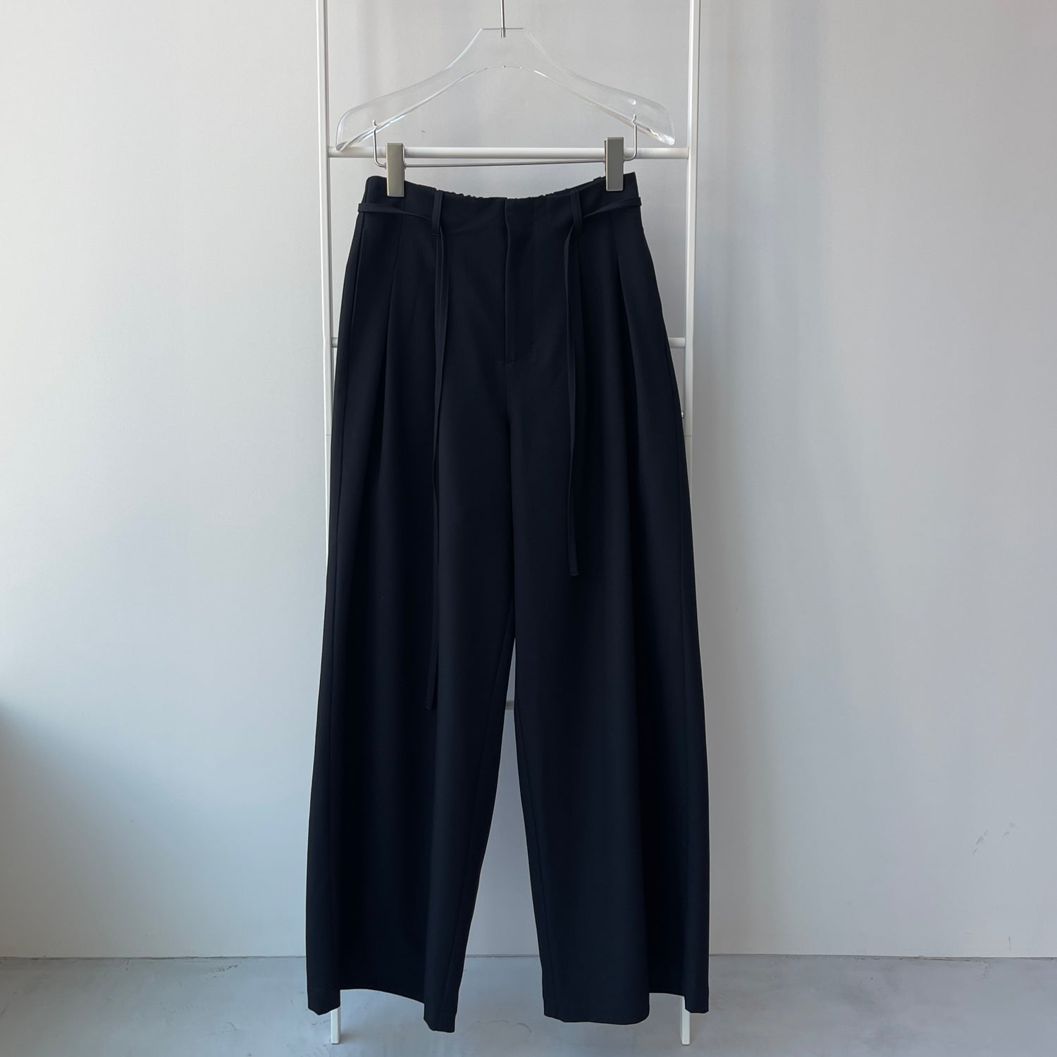 【ベルトロープSET】BUDDY SLACKS PANTS / black [2size]