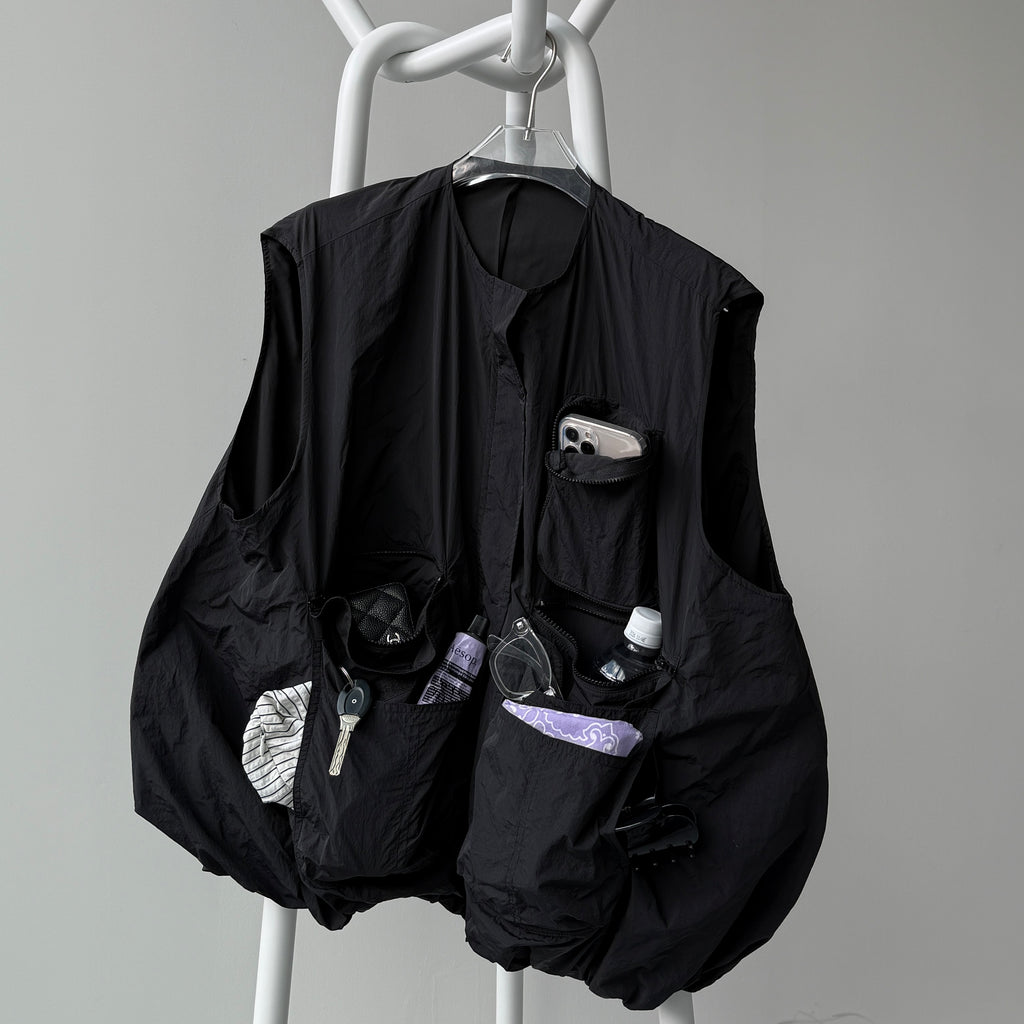9pockets buddy vest / black