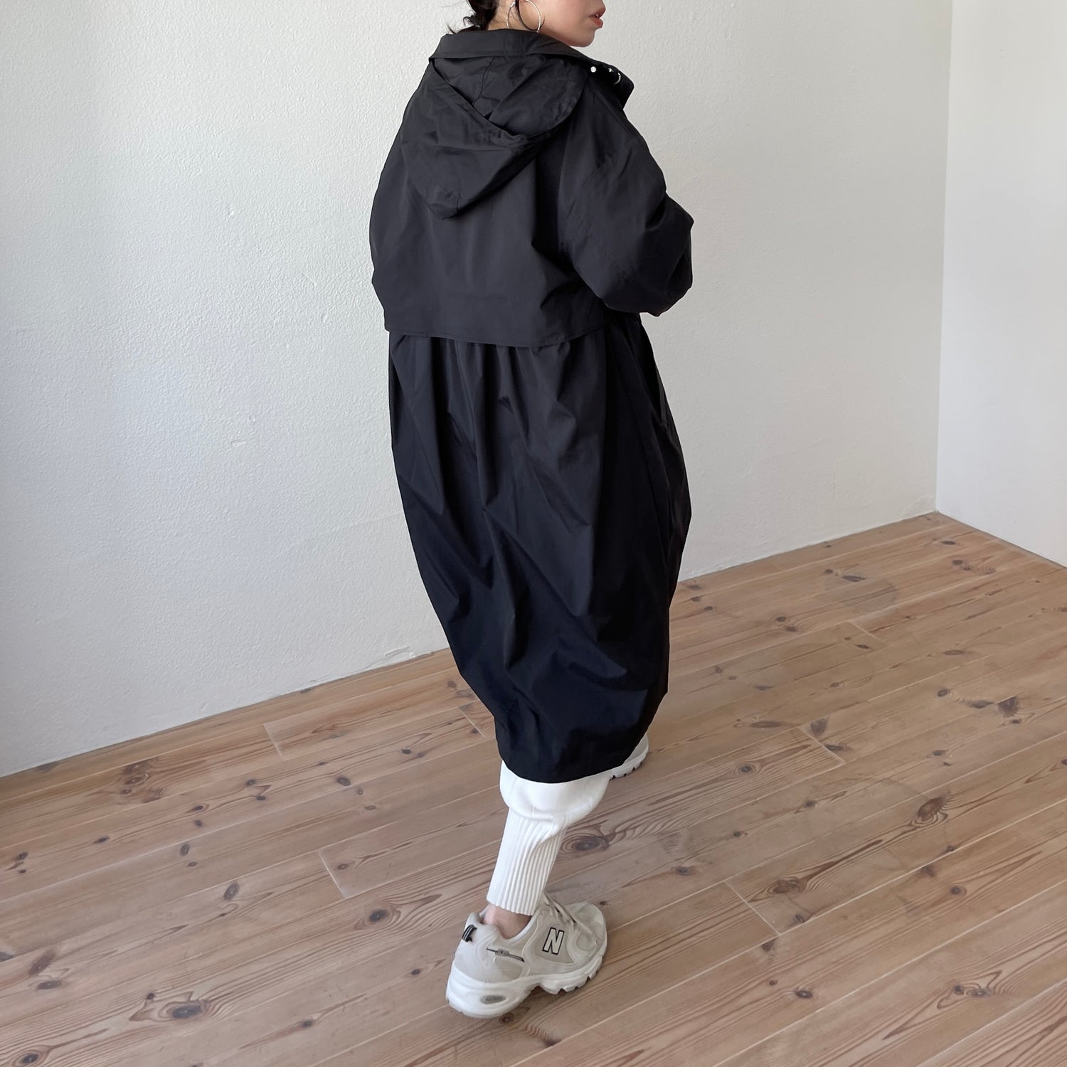 2way over size mods coat / black