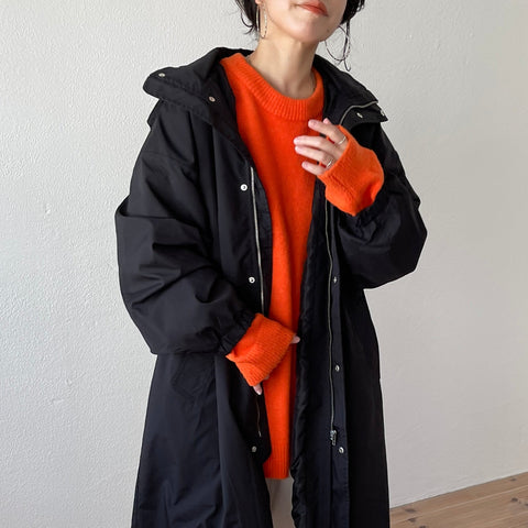 【SAMPLE】2way over size mods coat / black