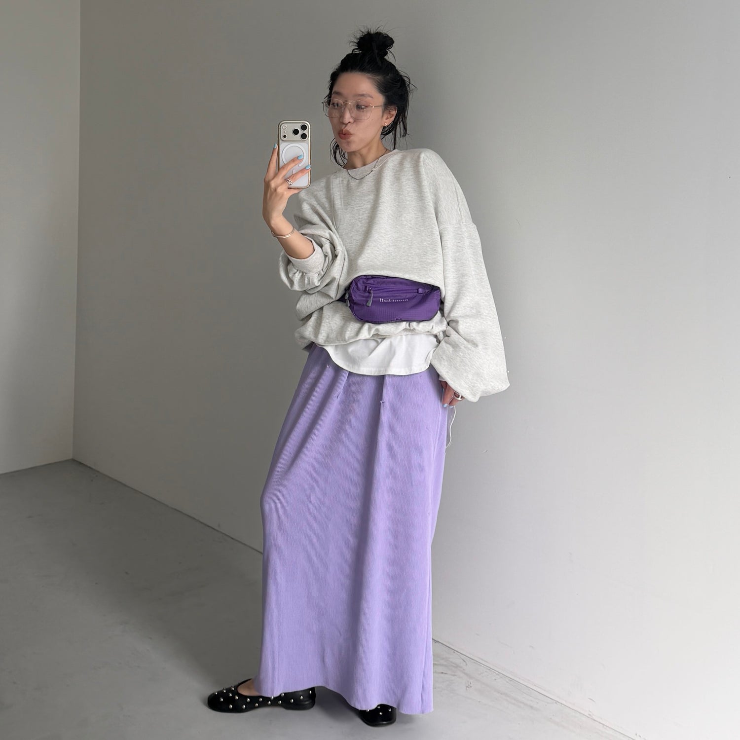 URAKE OSUMITSUKI sweat / oatmeal