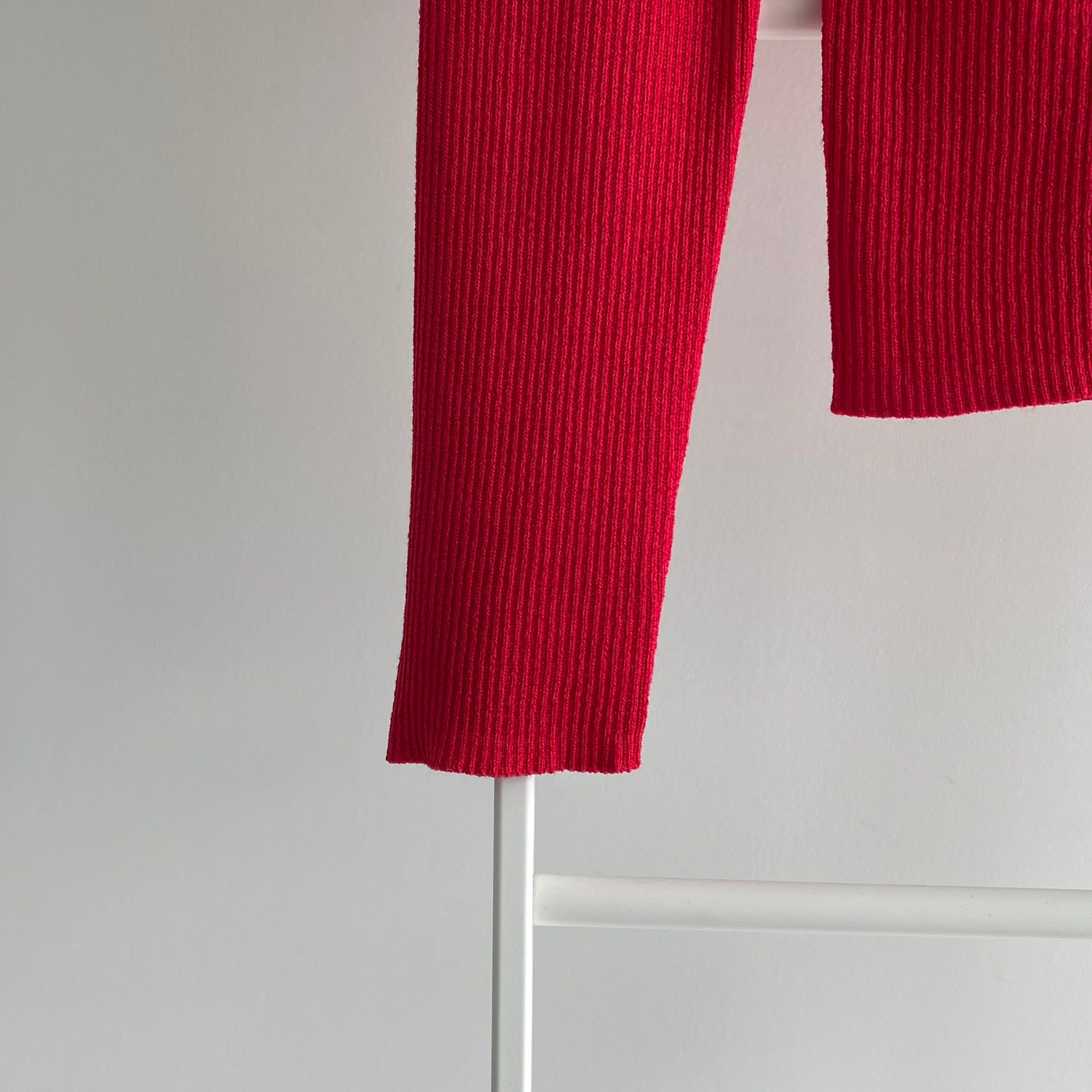 【SAMPLE】(2点SET) layered lib cardigan / red