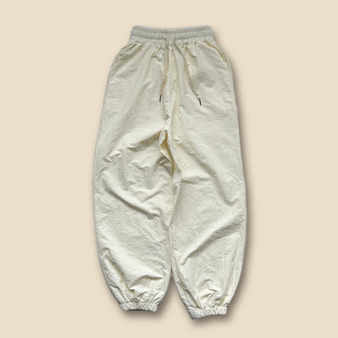 【SAMPLE】relax nylon pants / ivory