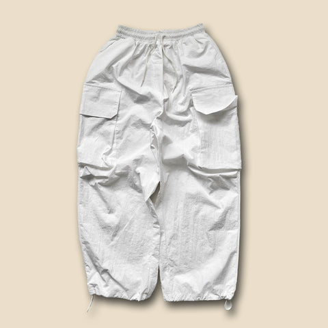 【SAMPLE】nylon cargo pants /  ivory