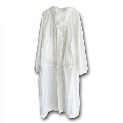【SAMPLE】sheer military coat / ivory