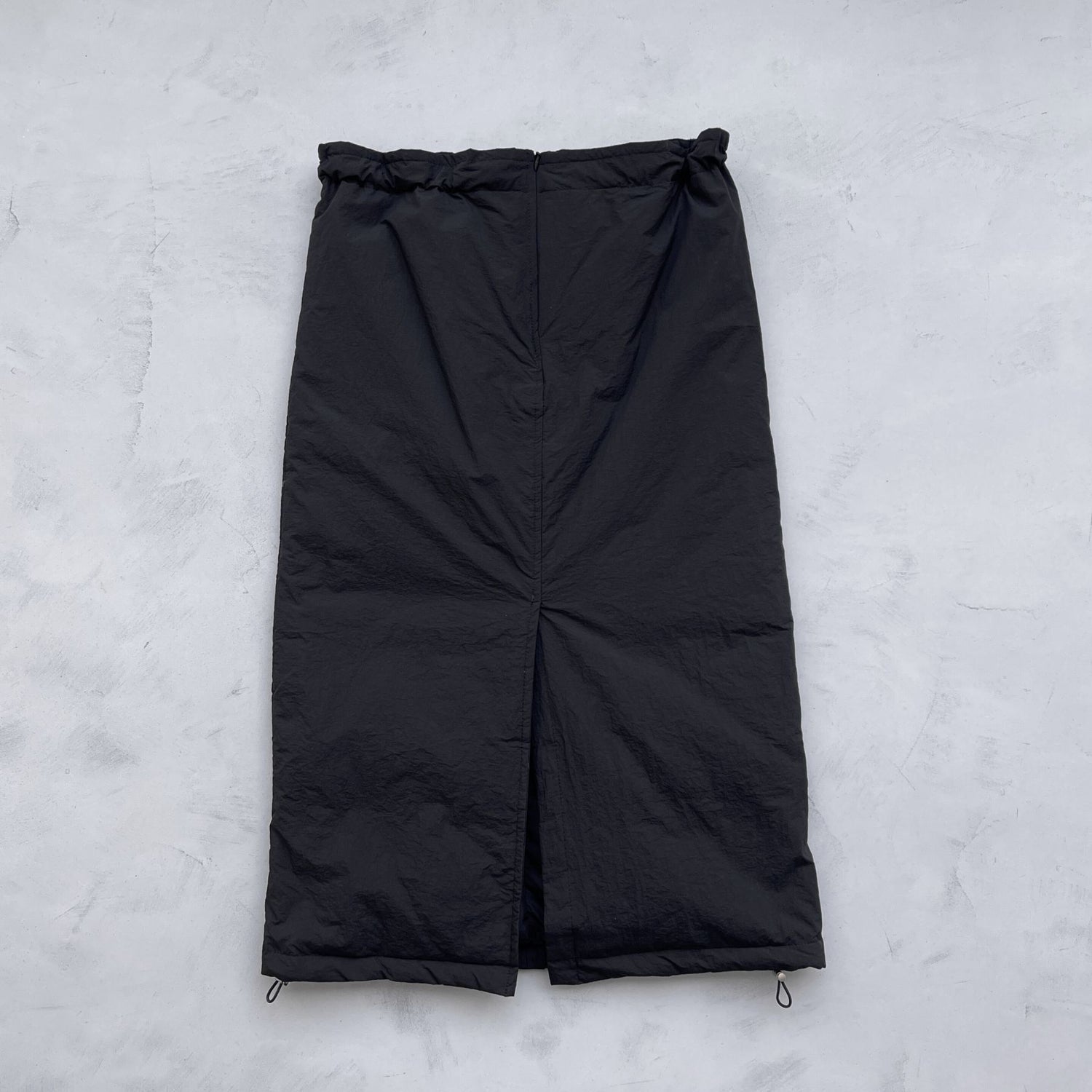 【SAMPLE】nylon skirt / black