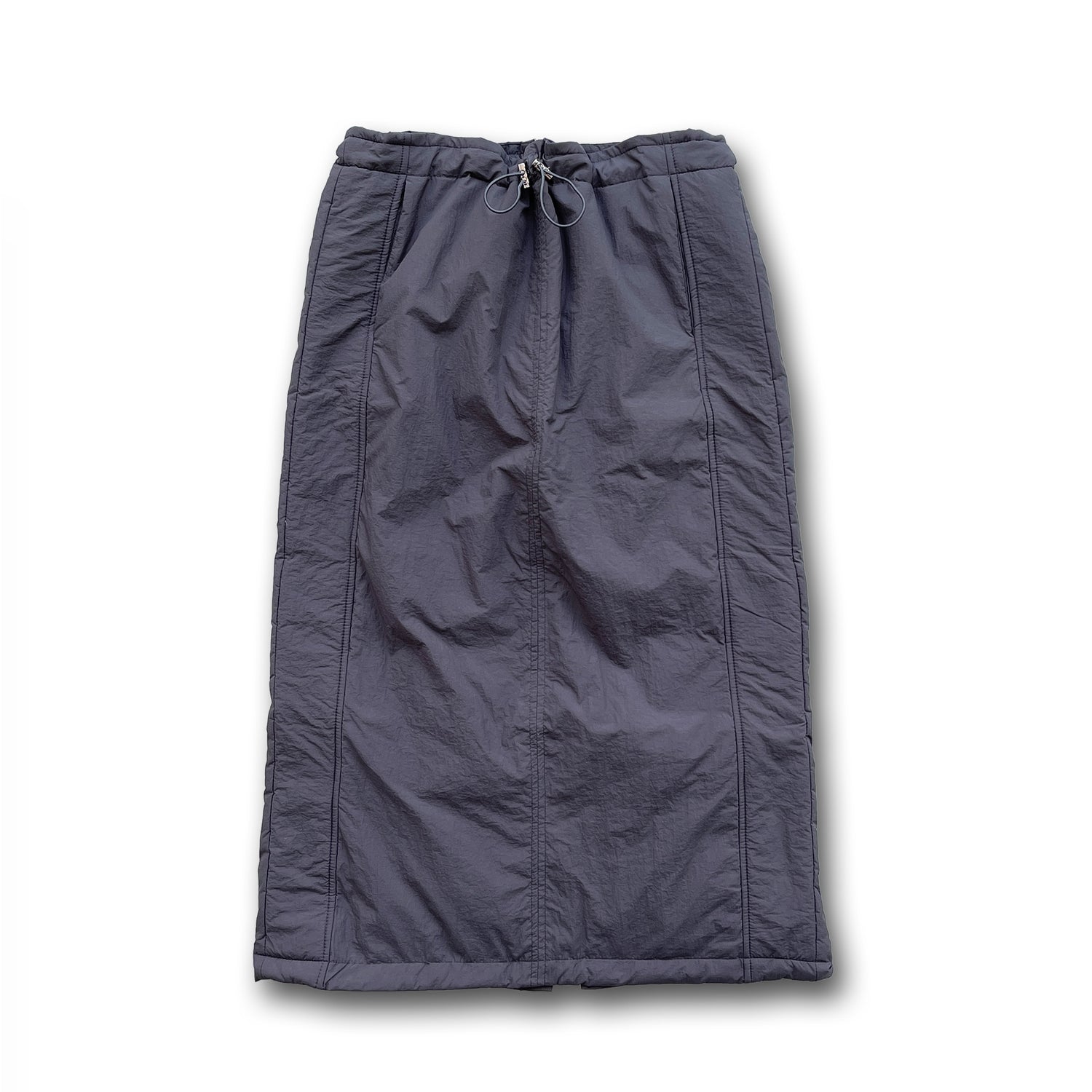 【SAMPLE】nylon skirt / charcoal