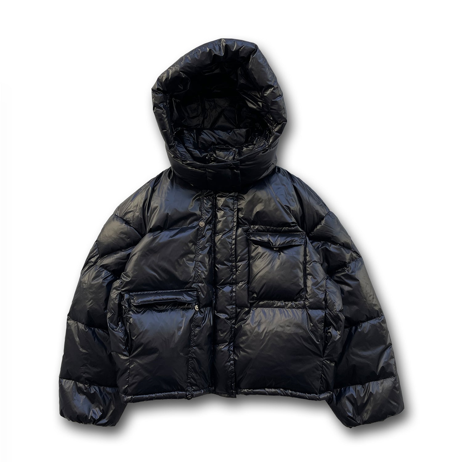 【SAMPLE】luster down jacket / black